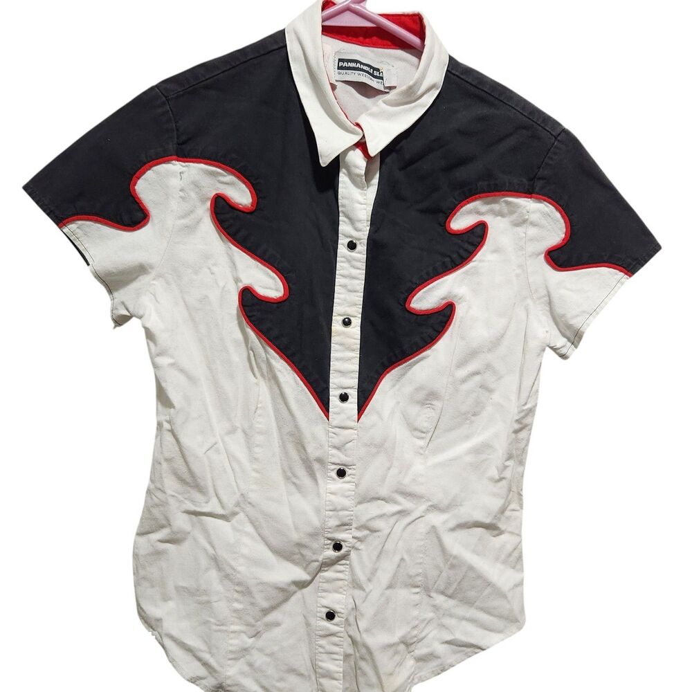 Panhandle Slim Western Shirt Womens Small Snap Rodeo Cowgirl Pearl Top